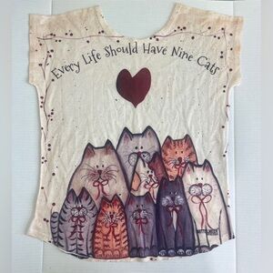 Cat lovers lightweight tee